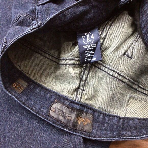 2DIEFOR men dark blue jeans stretchy denim size 29 Eye WIDE 2D4 - Picture 7 of 12